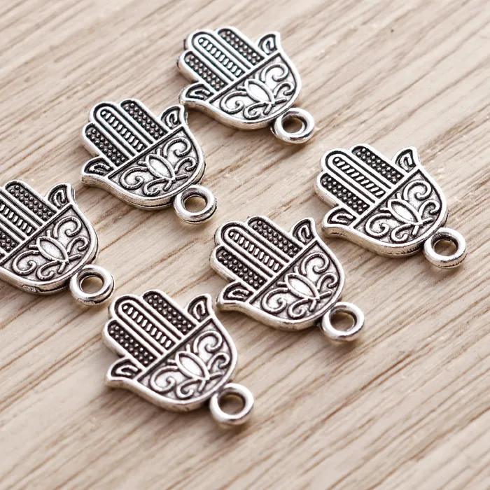 Authentic Sacred Hamsa Hand Guardian Talisman