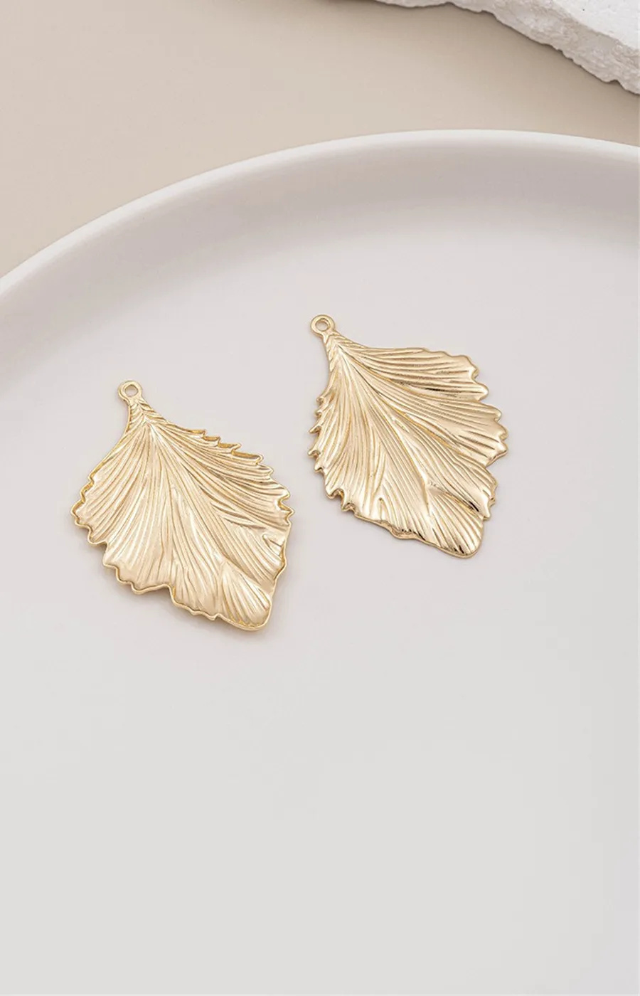 Authentic Ginkgo Spirit Leaf Talisman - 14K Gold-Plated Amulet of Resilience & Eternal Renewal