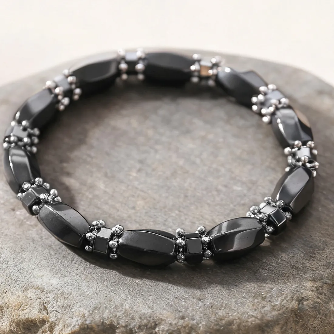 Authentic The Obsidian Anchor: Matte Hematite Grounding Talisman