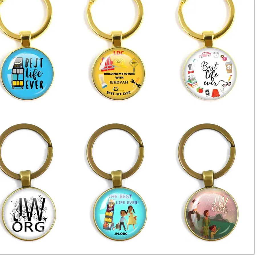 Authentic The Key to the Best Life Ever: Handcrafted Circular Talismanic Keychain