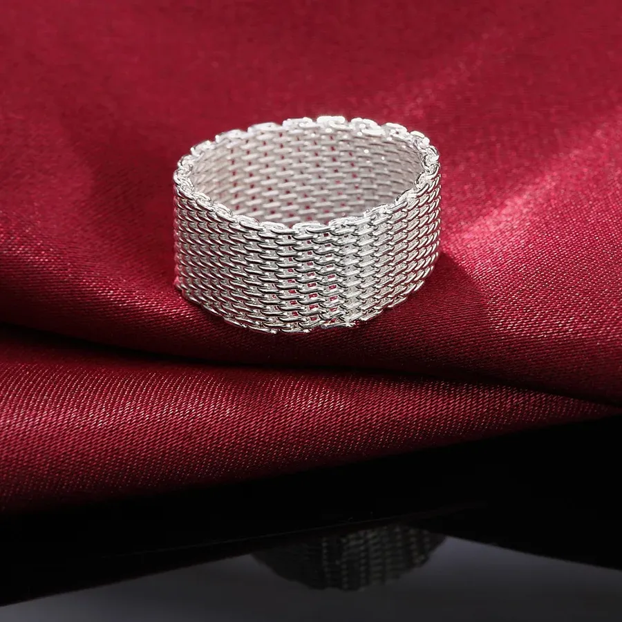 Authentic Aetherial Net Ring Woven Gold Of Cosmic Connection