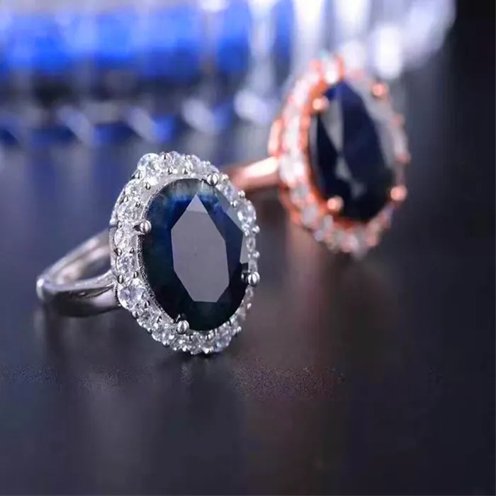 Authentic Sapphire Veil The Midnight Guardian Ring
