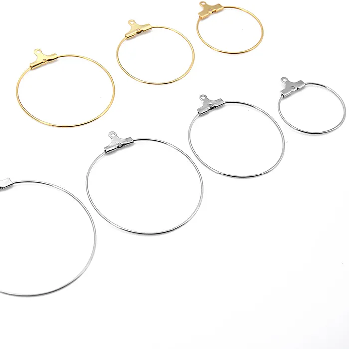 Authentic Infinite Loops of Manifestation - Sacred Circle Earring Hoops