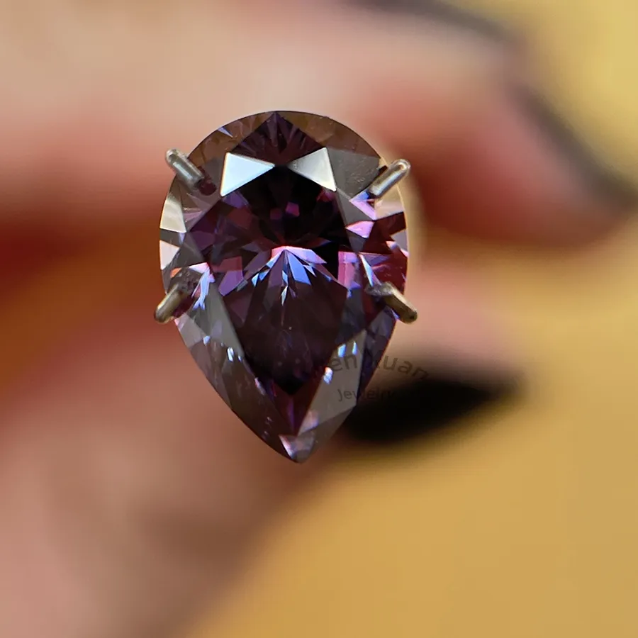 Authentic The Imperial Violet Tear: A Vessel of Celestial Radiance