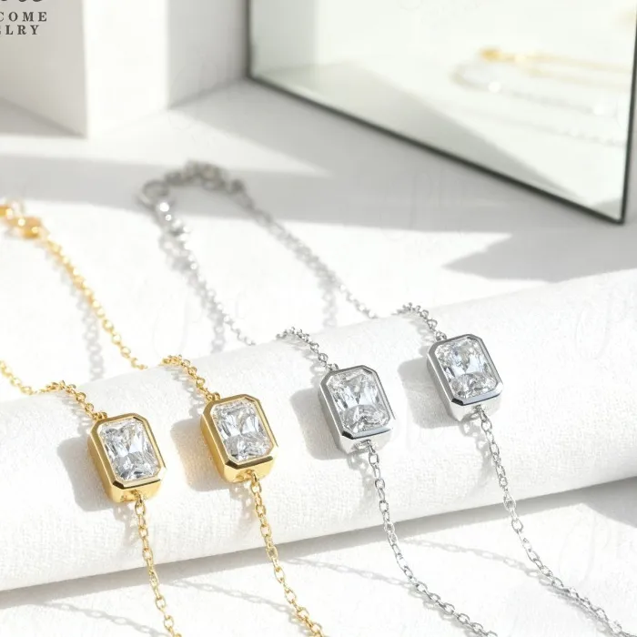 Authentic Sacred Splendor: Moissanite Brilliance Bracelet