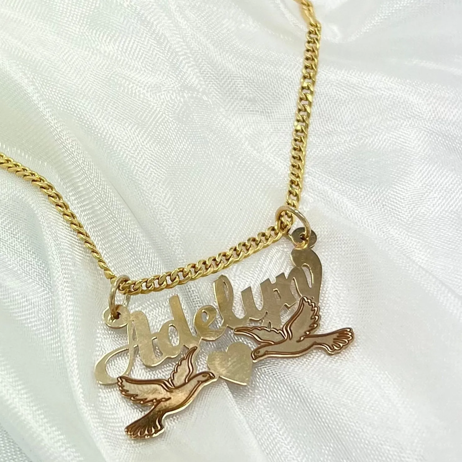 Authentic The Avian Bond Gold- Plated Custom Name Talisman