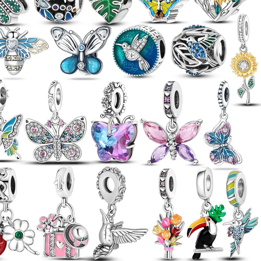 Authentic The Garden of Ethereal Transformation: Winged Spirit Charms
