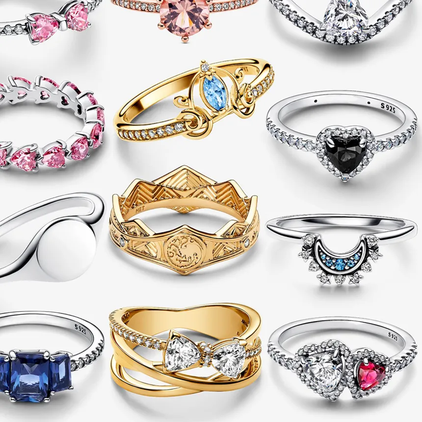 Authentic Love's Noble Crown: A Double Layer Rose Princess Ring