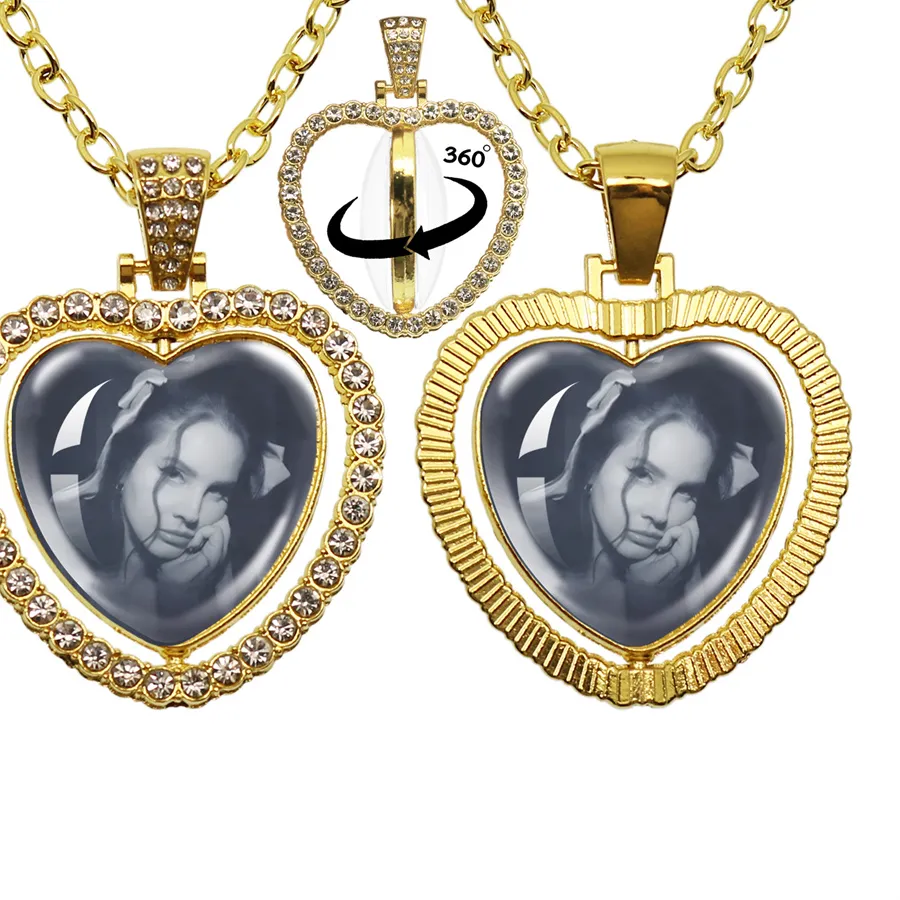 Authentic The Eternal Melody Golden Heart Rotating Talisman