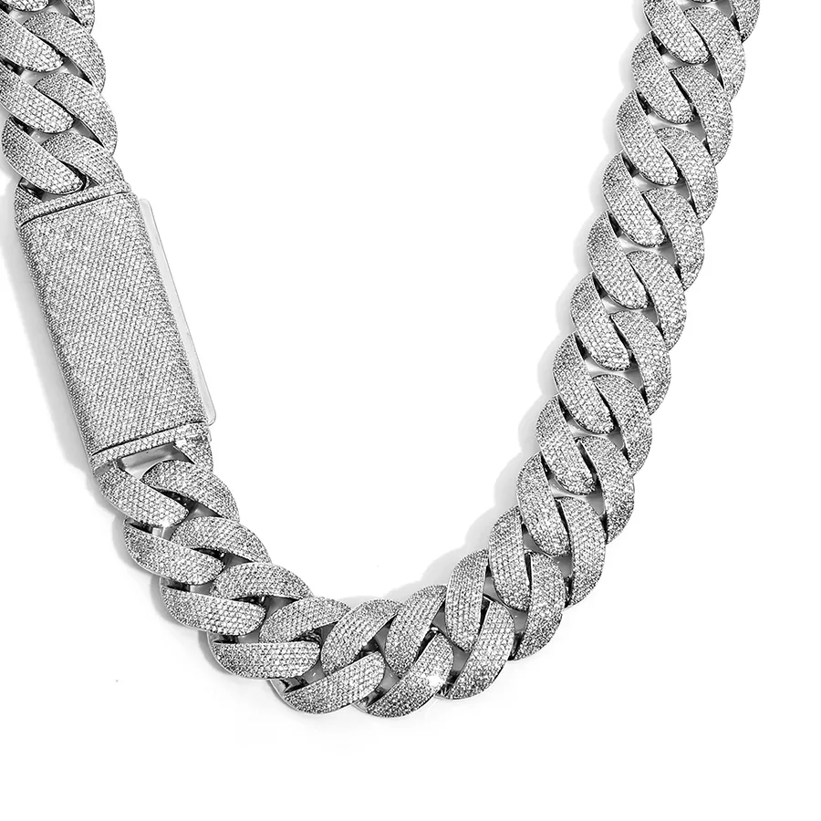 Authentic The Sovereign Radiance 6-Row Zircon Cuban Talisman