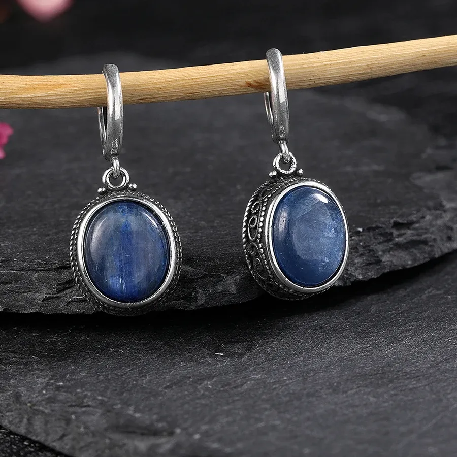 Authentic Celestial Veil Labradorite and Kyanite Sacred Hoop Talismans