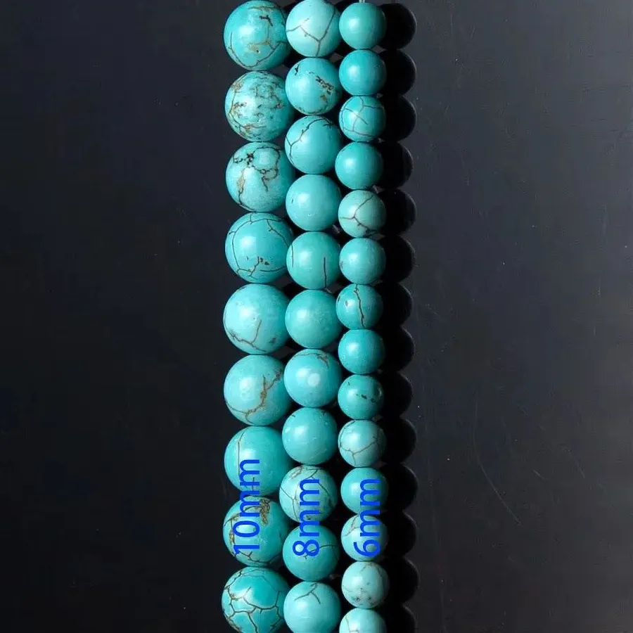Authentic Whispers of the Sky: Serene Turquoise Essence Beads