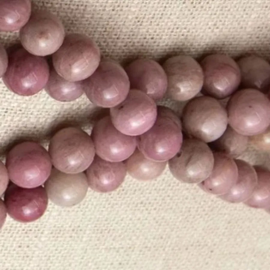 Authentic Natural Rhodochrosite Beads Strand Round Shape 4/6/8/10/12mm Smooth Gemstonefor Making Necklace Bracelets Earrings 38-39cm