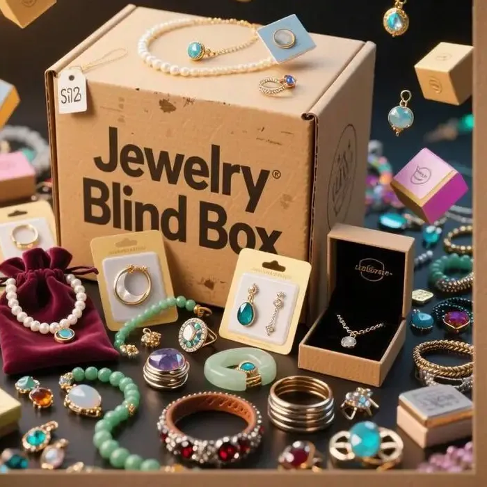 Authentic Random 1/10/30/50 Pieces Cute Jewelry Pack Necklace Earrings Rings Bracelets Pendant Women Youth Style