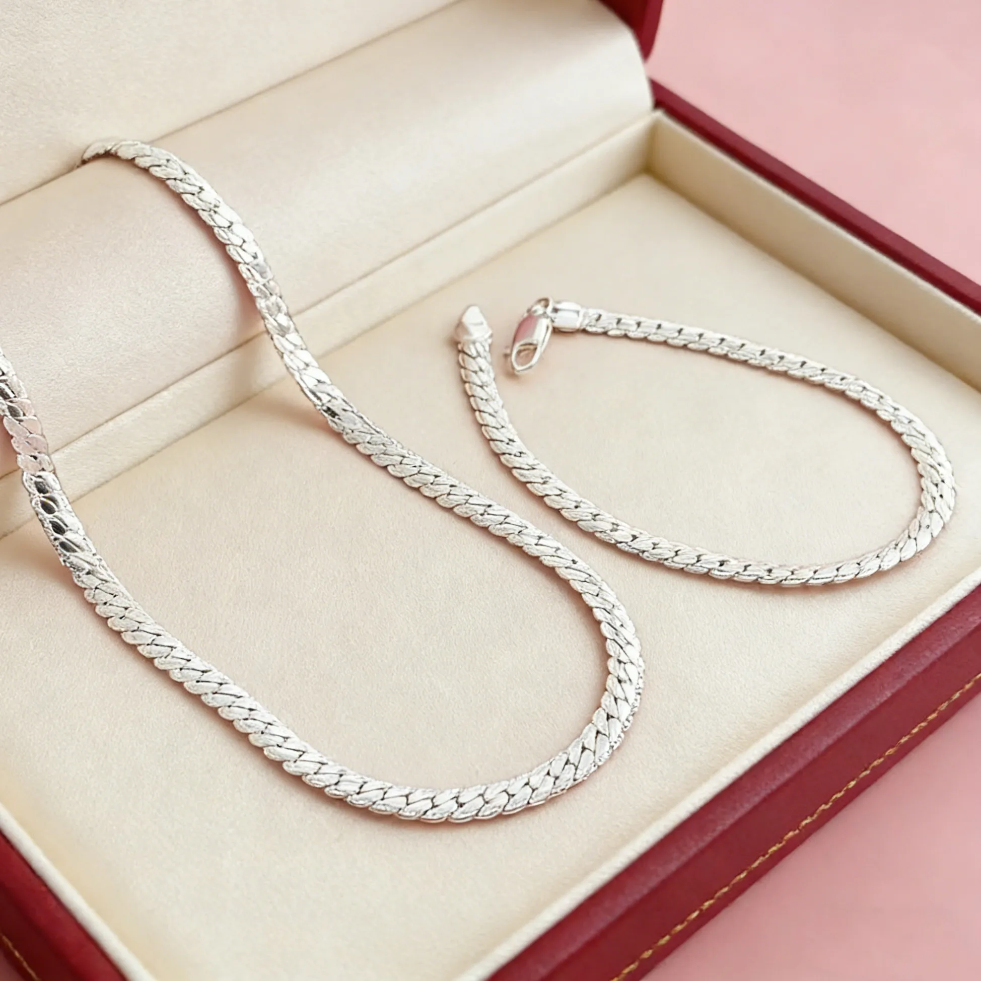 Authentic The Infinite Flow Sterling Silver Adornment Set