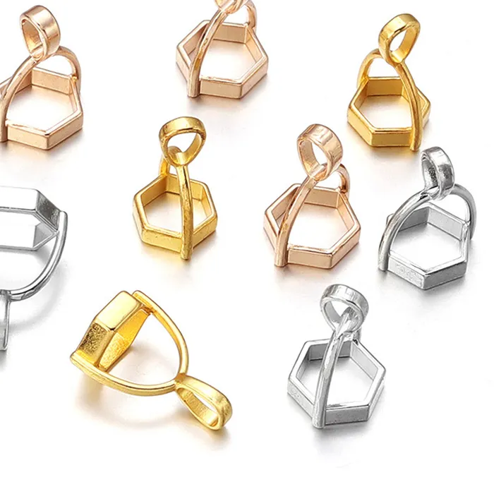Authentic Hexagonal Harmony: 50pcs Crystal Pillar Pendants for Spiritual Connection