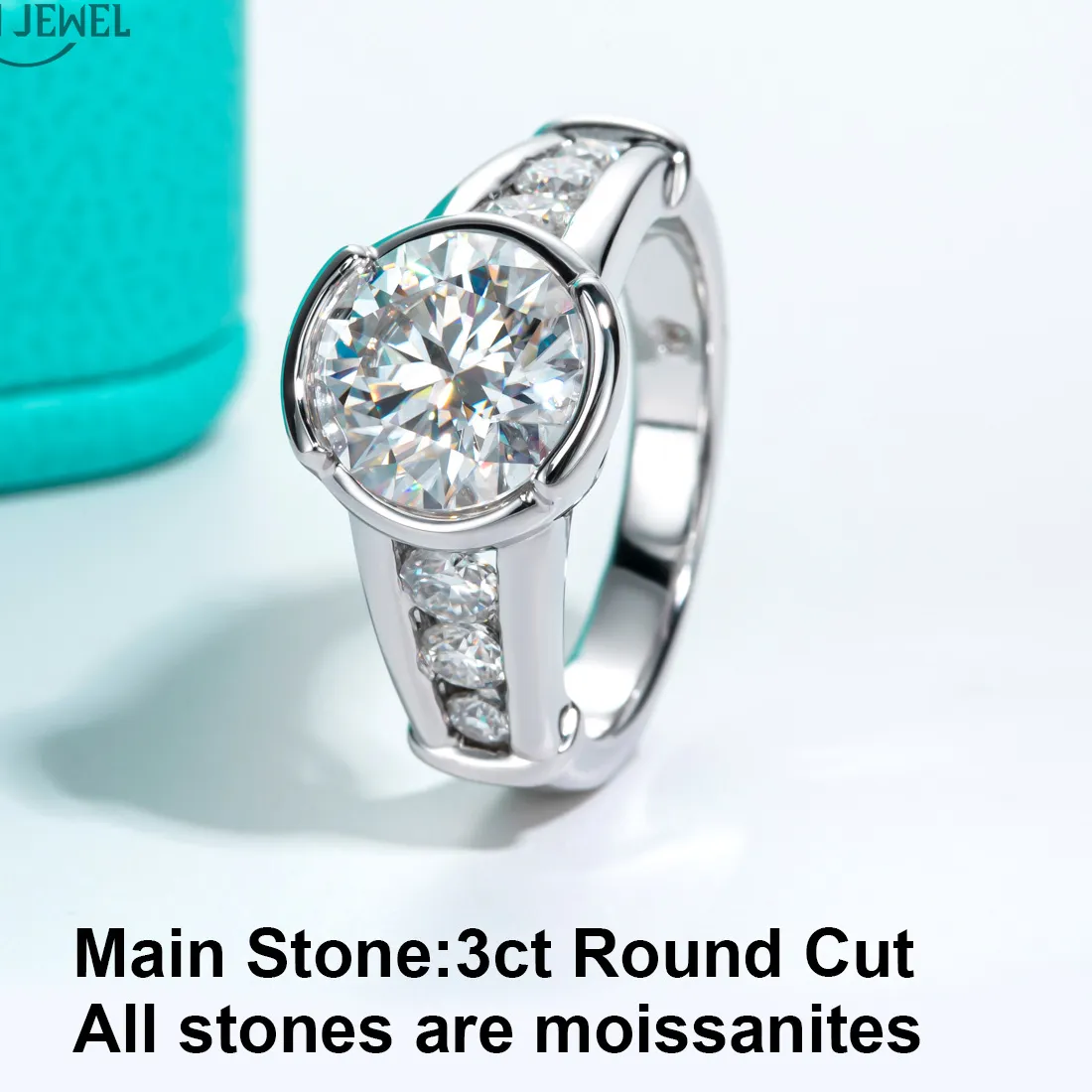 Authentic Aetherial Embrace: The 3ct Solstice Band of Boundless Love