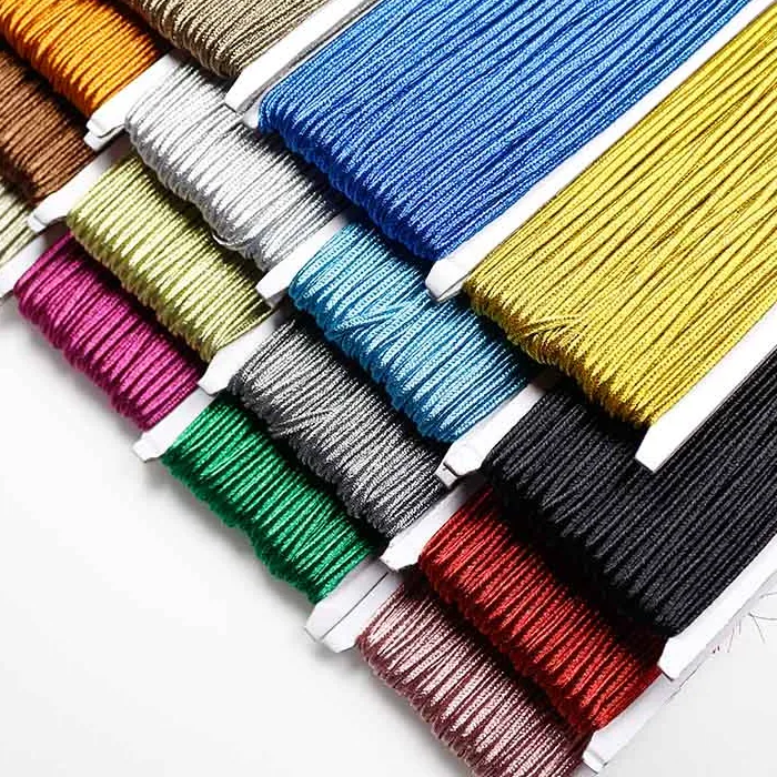 Authentic 30meters Metallic Colors Braided Soutach Cord 3mm Nylon Rope Snake Belly Cords Soutache Metalico For DIY Jewelry Making Findings