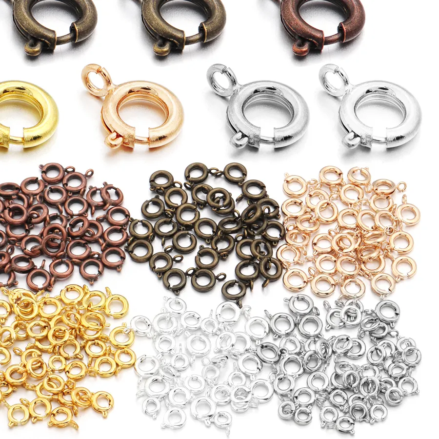 Authentic The Circle of Infinite Return: Sacred Copper Spring Clasps