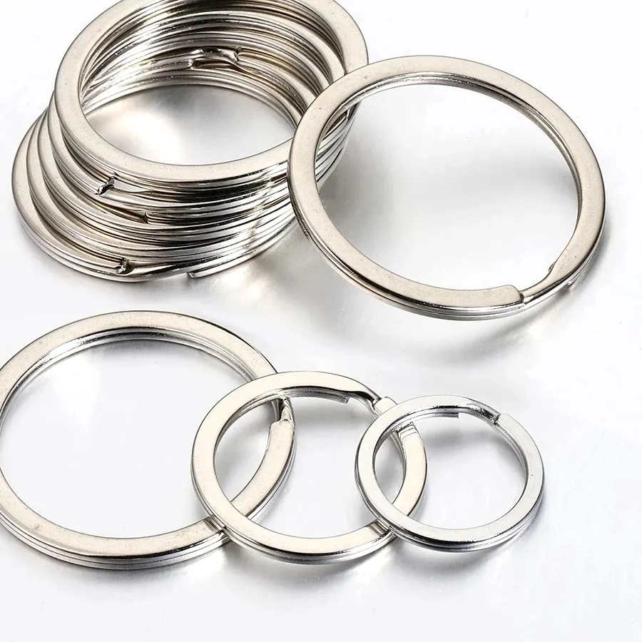 Authentic Threshold Guardians: Sacred Circle Stainless Steel Split Rings for Talismanic Creation