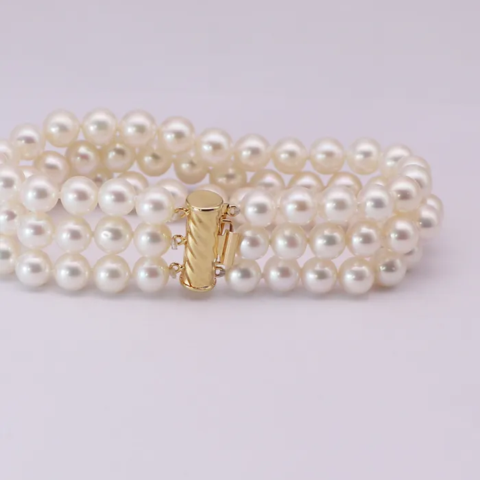 Authentic Luminous Aura: AAAA Freshwater Pearl Sacred Energy Bracelet
