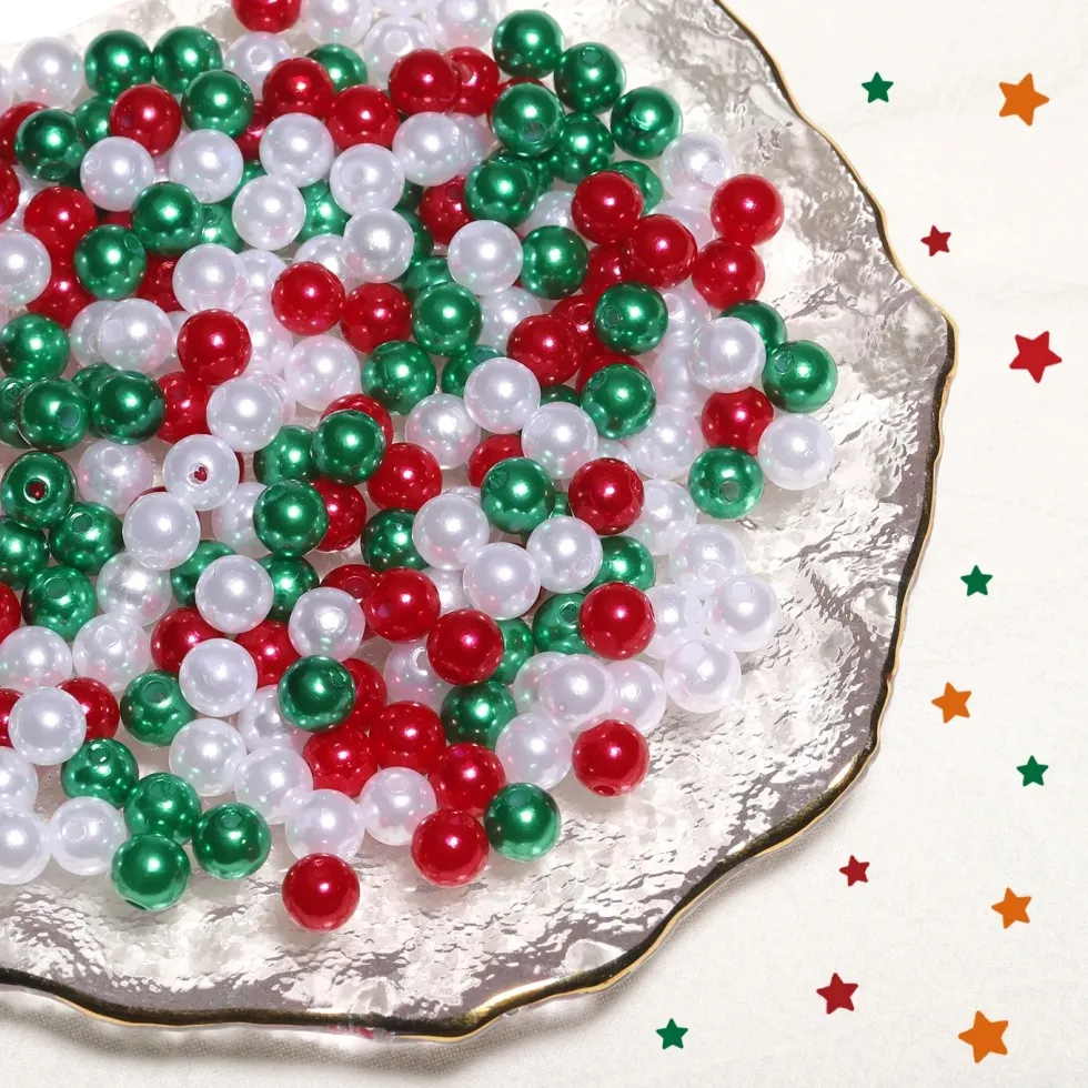 Authentic 4-10mm round beads, acrylic beads, DIY accessories, jewelry, pendants, decorative beads, holiday gifts, parties