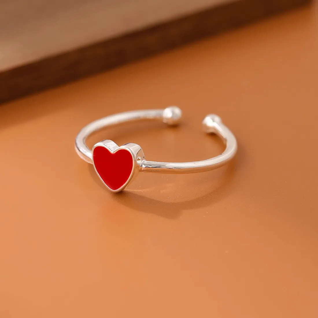 Authentic Crimson Heart Of Unveiling Love Silver Talisman