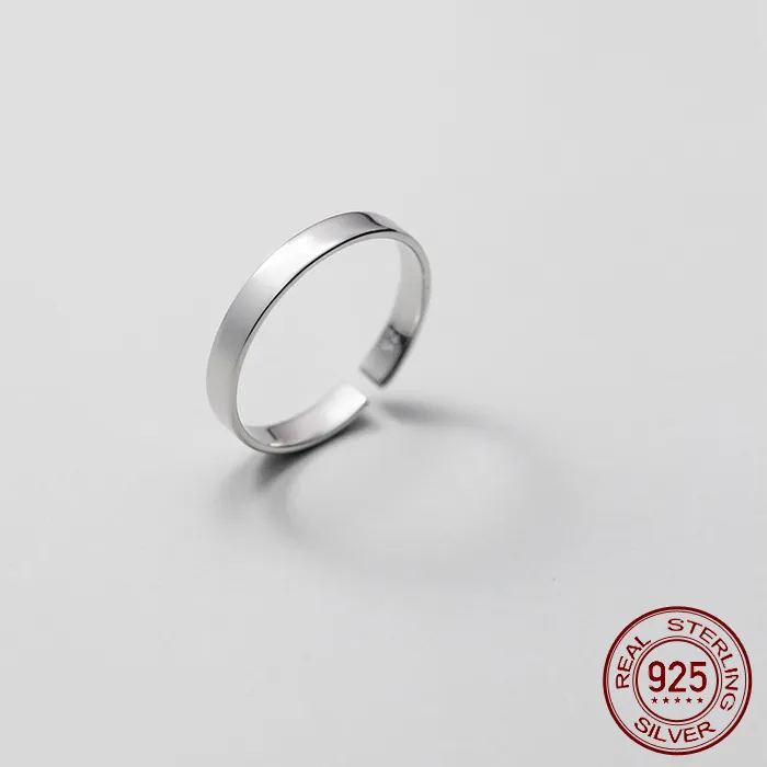 Authentic La Monada 49-54mm Resizable 925 Silver Rings For Women Real Silver 925 Woman Ring Fine Jewelry Silver Girls Plain Glossy