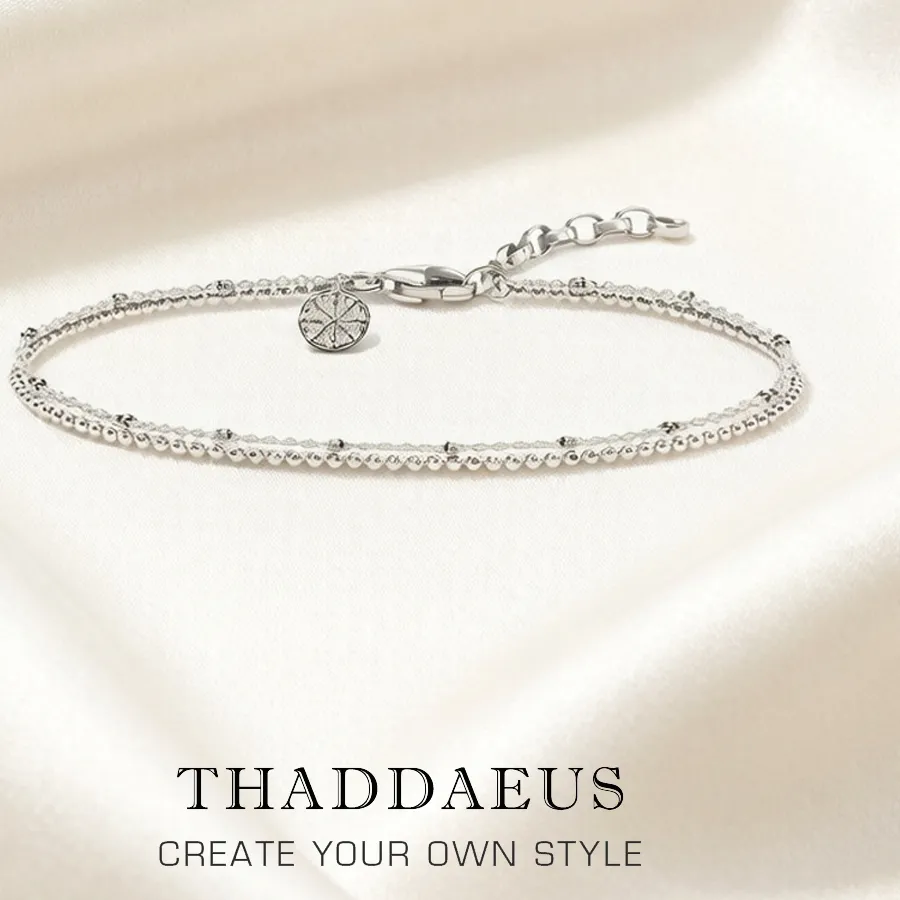 Authentic Karma Wheel Wire Chain Bracelet For Women Men 925 Sterling Silver Jewelry Party Gifts