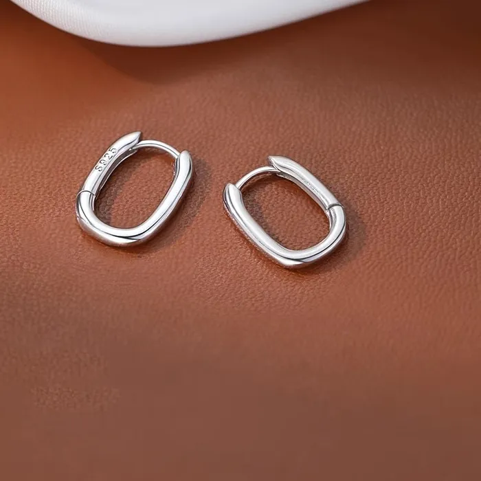 Authentic Celestial Arc Gold-Plated Sterling Silver Hoops