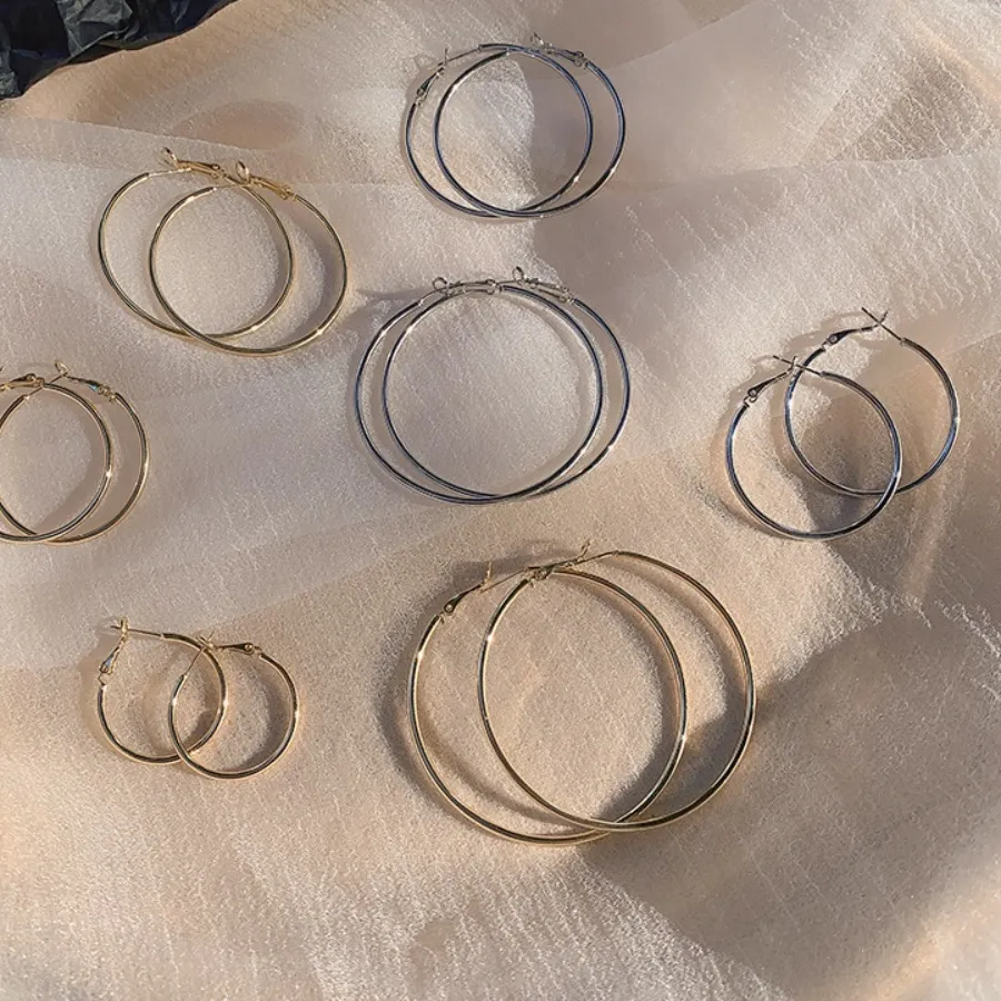 Authentic Celestial Halo Gold Hoop Talismans - Infinite Energy Loop Amulet
