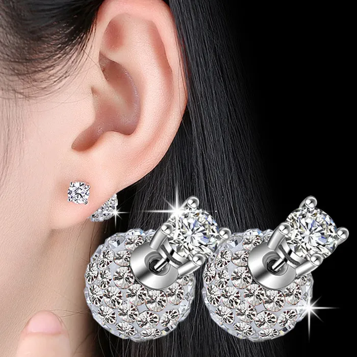 Authentic Celestial Starlight Shambhala Sphere Studs - Harmonizing Crystal Energy Talisman