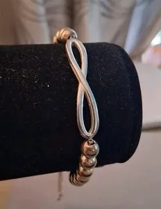 Authentic Infinity's Endless Circle: Sterling Silver Bolo Bracelet with Golden Harmony
