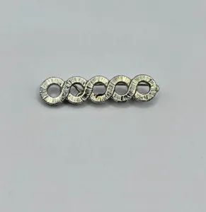 Authentic Classic Gold Plated Infinity Spiral Pin Brooch - Modernist Pin