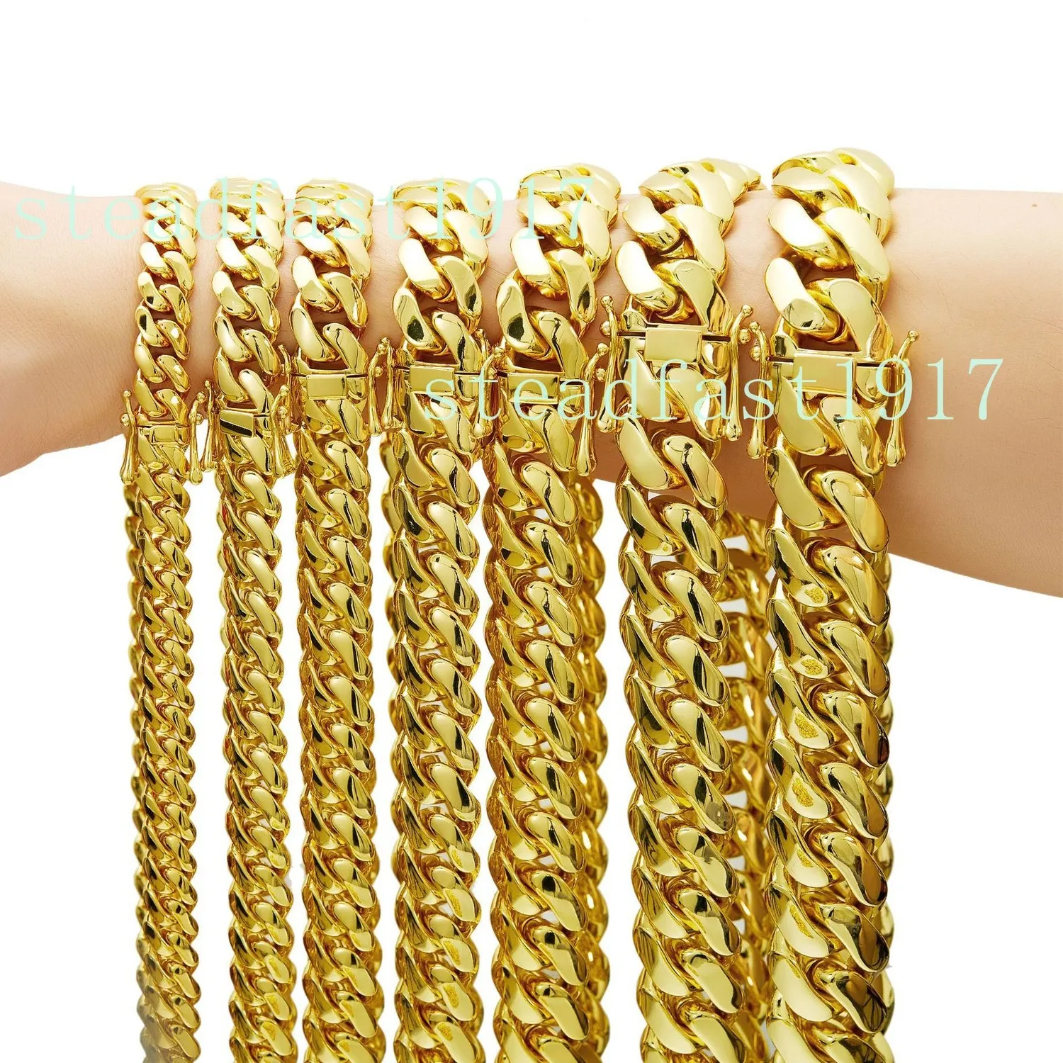 Authentic The Radiant Sovereign: 14k Gold-Plated Miami Cuban Link Chain