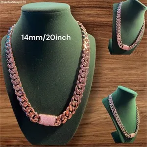 Authentic The Rose Gold Serpent: 18K Gold-Plated Miami Cuban Link Talisman