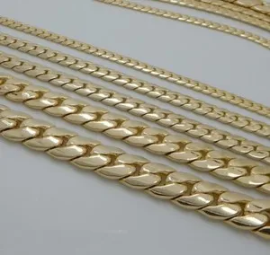 Authentic The Sovereign Link: 14K Gold-Plated Miami Cuban Chain