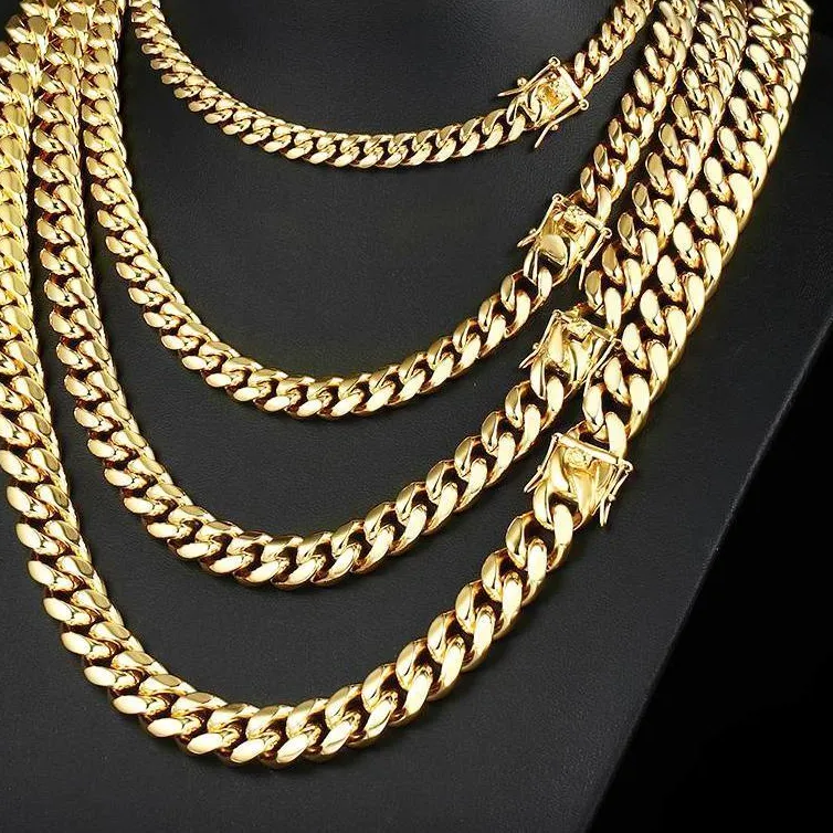Authentic The Golden Path of Sovereignty Miami Cuban Link Talisman