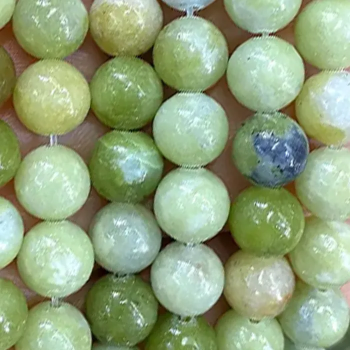 Authentic Verdant Earth Essence Light Green Jasper Jade Spheres