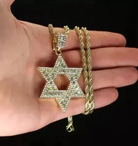 Authentic Mystic Star of David Pendant – 3‑Carat Moissanite Radiance in 14k Gold