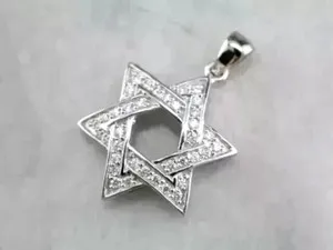 Authentic Celestial Shield: The Luminous Star of David Pendant