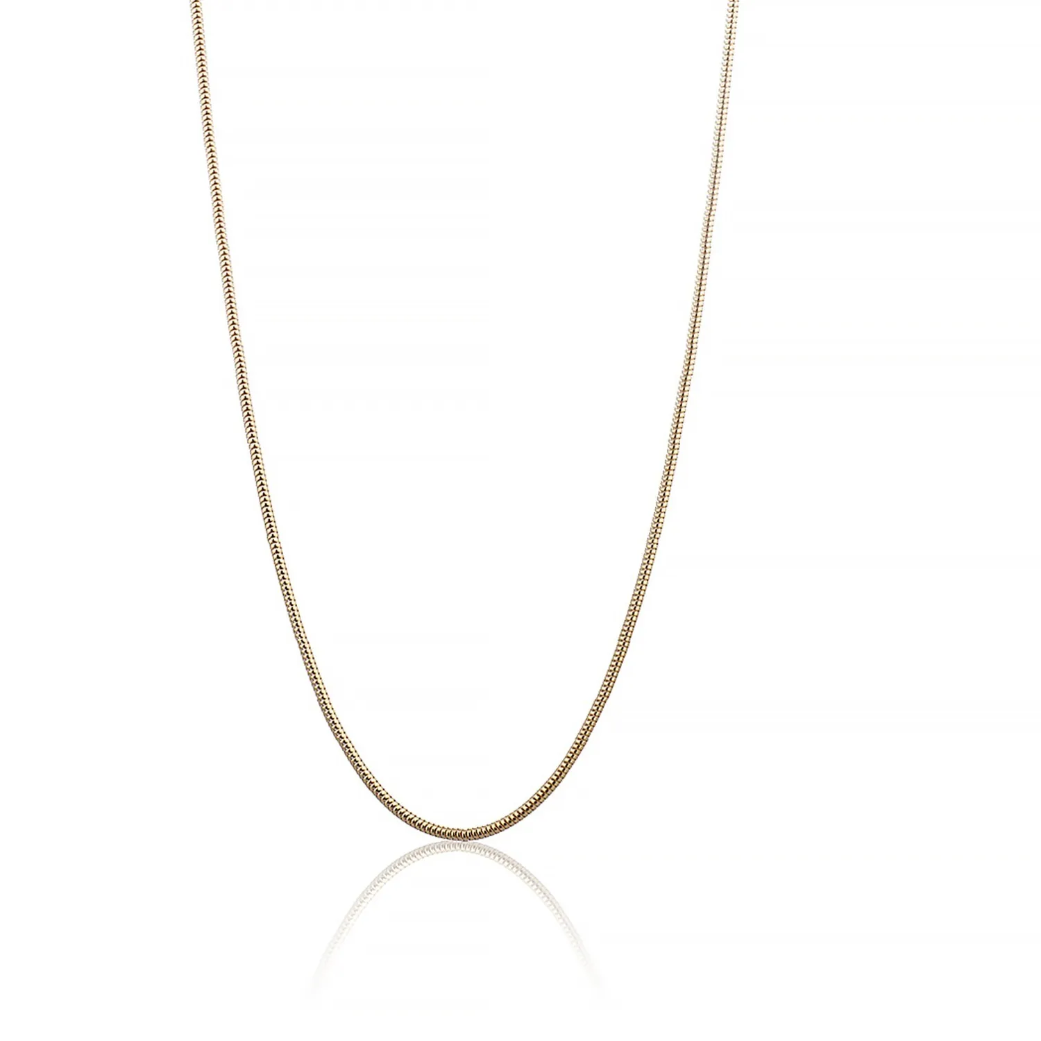 Authentic The Serpent of Eternal Radiance: Gold-Plated Italian Chain