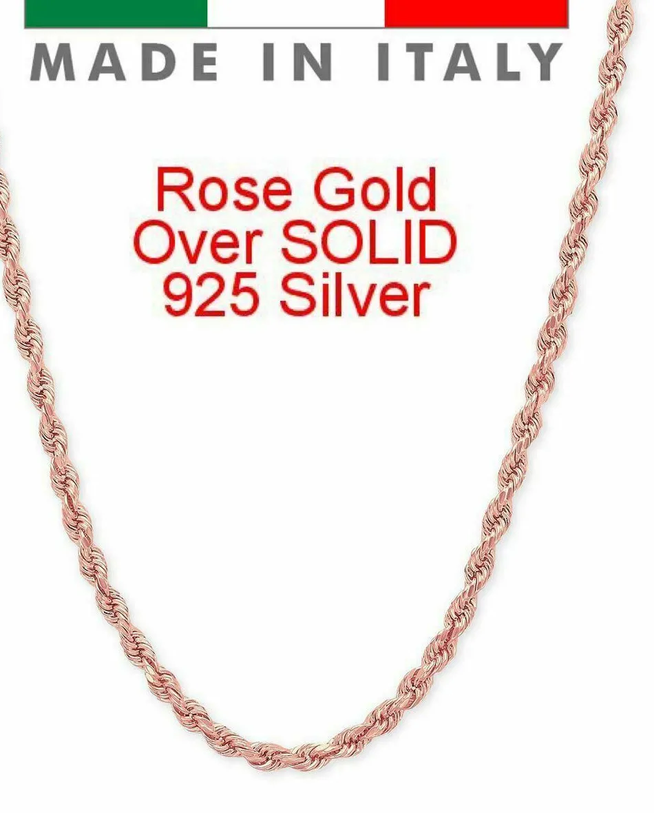 Authentic The Eternal Weaver: 14K Rose Gold-Plated Sacred Rope Chain
