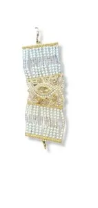 Authentic Fine quality hand made gold plated fancy beeded Bracelet
