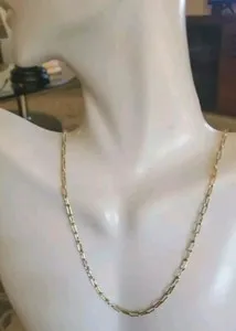Authentic The Infinite Link: 14k Gold-Plated Sacred Geometry Chain