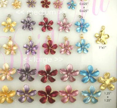 Authentic Celestial Plumeria Blossom - Sacred Light Gold-Plated Swarovski Crystal Talisman