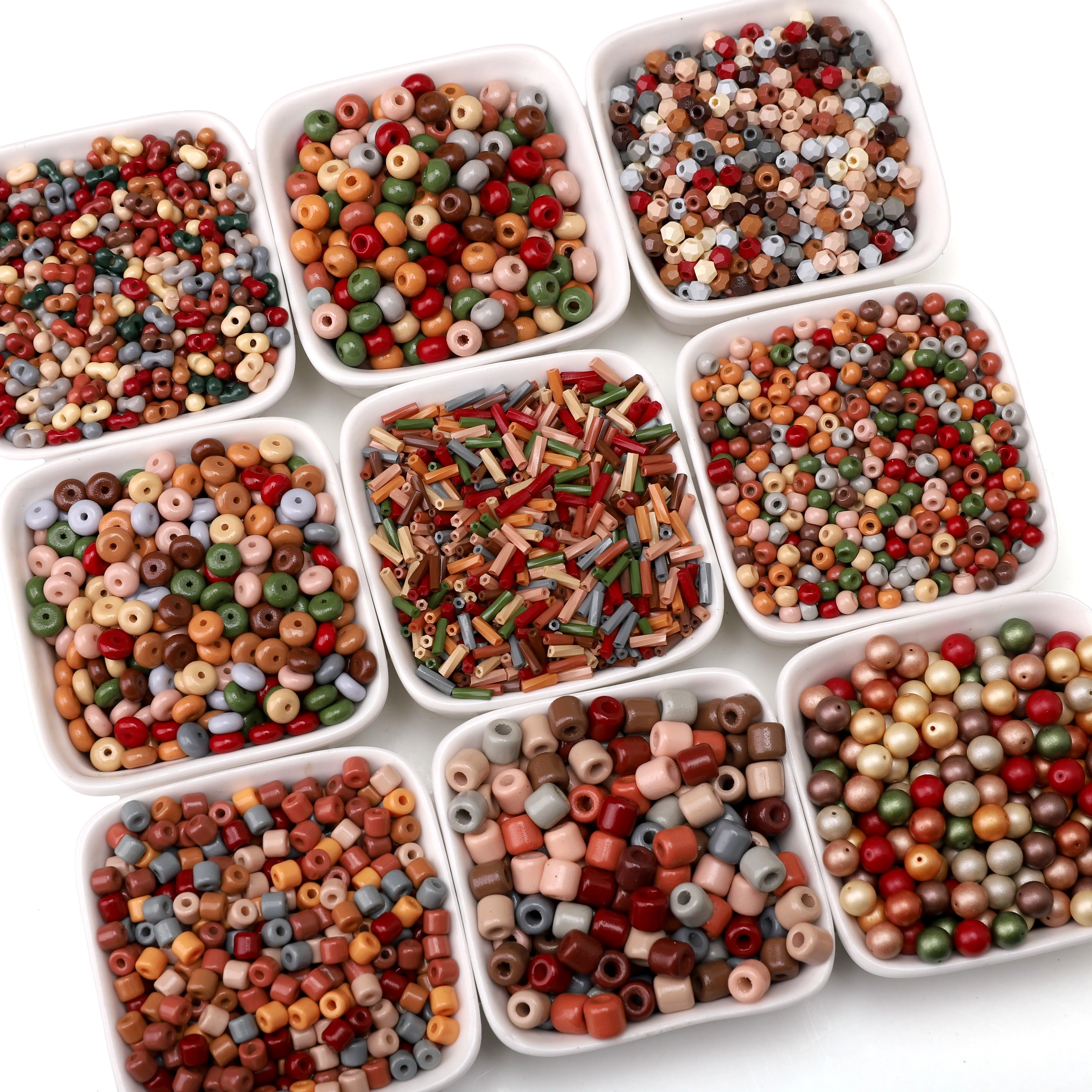 Authentic Earthen Embrace Brown Seed Bead Collection