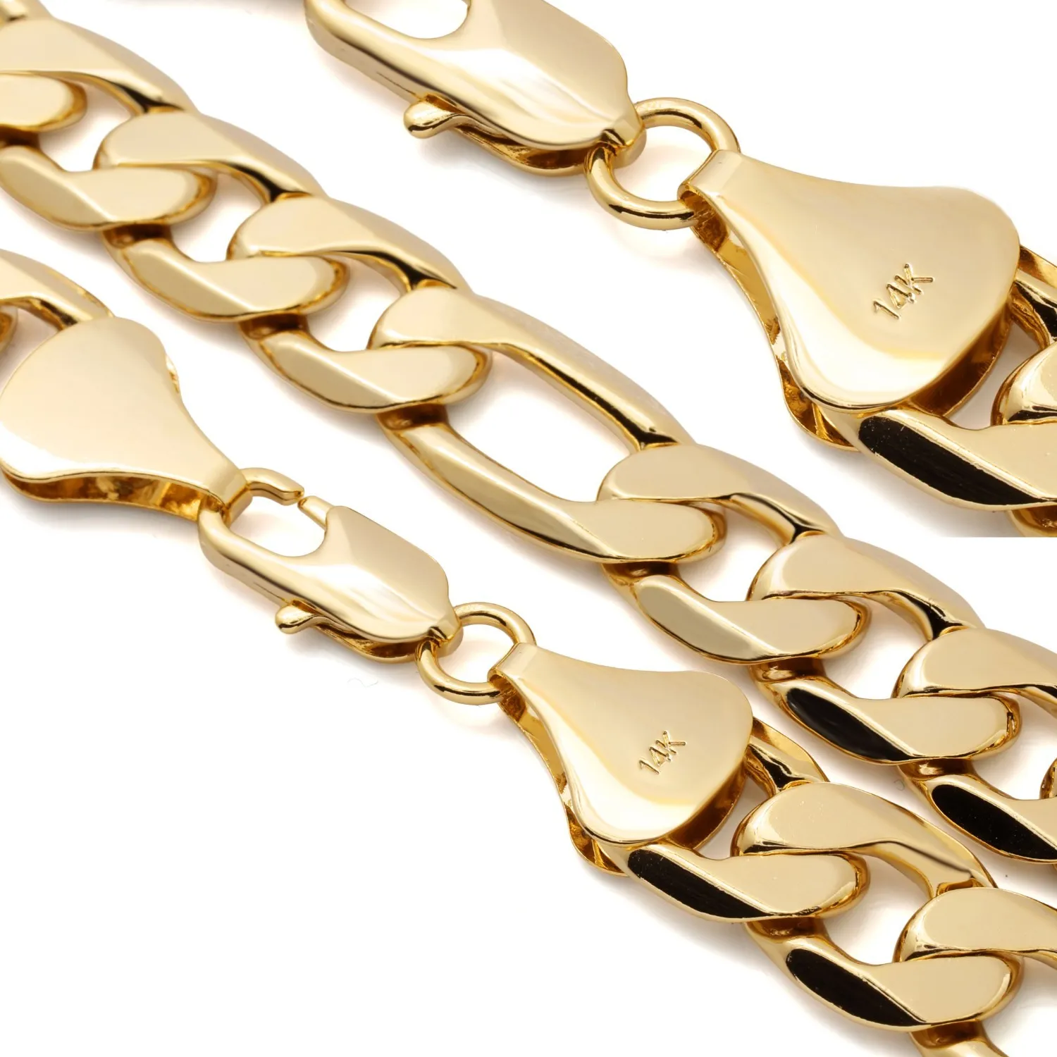 Authentic The Golden Rhythm Figaro Chain