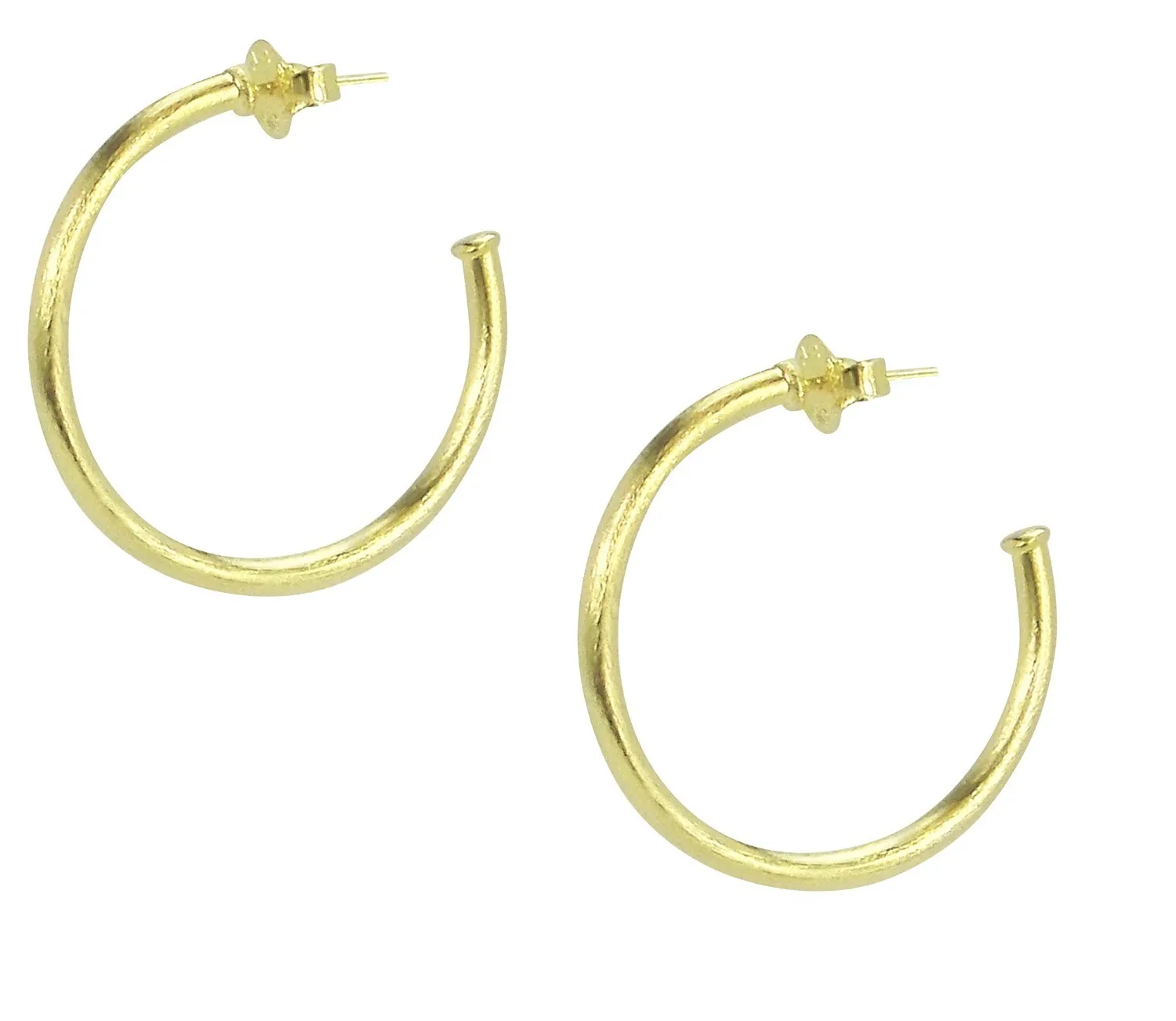Authentic Sheila Fajl Petite Favorite Golden Crescent Hoops