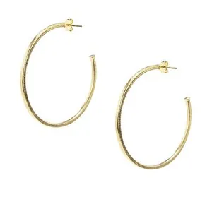 Authentic Square Harmony: Golden Earrings for Protection and Balance